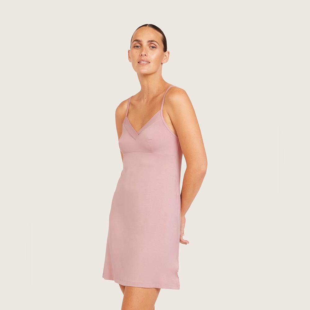 Boody Goodnight Slip Sleep Dress super soft bamboo viscose in lilac - NWT